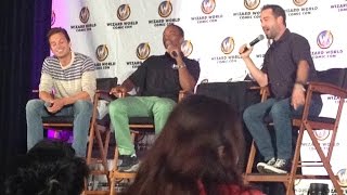 Captain America The Winter Soldier  Sebastian Stan and Anthony Mackie Panel WWCCC [upl. by Rapsac]