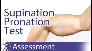 Supination Pronation Test  Distal Biceps Tendon Rupture [upl. by Idet729]