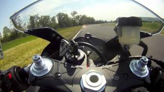 Yamaha R1 full power Fun training session amp acceleration 0280 kmh by VB2R  wwwvb2rcom [upl. by Aramanta]