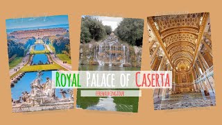 4k60fps walking tour video of Royal Palace of Caserta [upl. by Enybor]