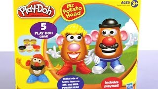 Play Doh Play Dough Mr Potato Head Toy Review [upl. by Norraf]