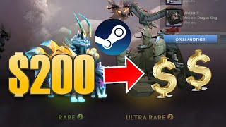 Can You Make Money on Steam by Opening Dota 2 New Treasure Tips Guide [upl. by Cristabel]