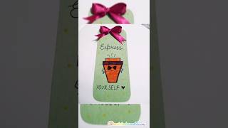 COFFEE BOOKMARK 🔖 BrushstrokesandBlooms art artchannel drawing [upl. by Annaesor]