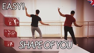 Shape of You  EASY Choreography [upl. by Atirrehs]