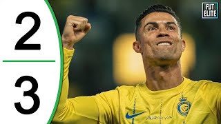 AlShabab vs AlNassr 23 Highlights amp Goals  Cristiano Ronaldo Did It Again [upl. by Iaverne]