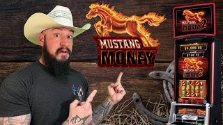 Incredible build up on Mustang Money slot machine 🎰 FIRST JACKPOT In Cowboy Slots Zone 🤠 [upl. by Katie]