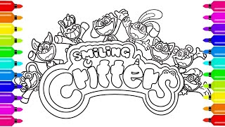 Smiling Critters Coloring Pages  Coloring All Boss POPPY PLAYTIME 3 [upl. by Fablan]