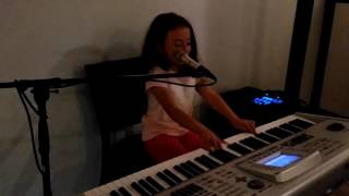 Roberta Battaglia 7 years old singing quotGirl on fire quotAlicia Keys [upl. by Janelle]