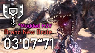 MHWIB  Brute Tigrex  Charge Blade 0307quot71 Modded HZV [upl. by Nalaf]