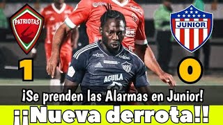 🔥¡¡VOLVIÓ A PERDER JUNIOR🔥Patriotas VENCE a Junior 10 EN LA FECHA 13  Liga Betplay 2024 [upl. by Ebbarta]