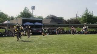 Prairie Band Potawatomi PowWow 2019 Sunday Finals  Jr Men’s Fancy Northern Cree [upl. by Asile]