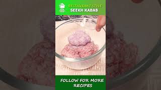 Soft and Juicy Beef Qeema Kabab Restaurant style Seekh Kabab Recipe  Seekh Kabab BBQ Recipe [upl. by Eynahpets]