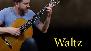 Fernando Sor  Waltz Op 32 No 2 Classical Guitar Tabs Cover Vals Music [upl. by Dagmar808]