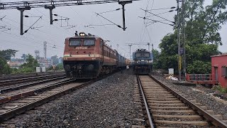 VATVA WAP4 WITH FAIVELEY LX 3600 HAULING PORBANDARSHALIMAR EXPRESS [upl. by Onileba701]