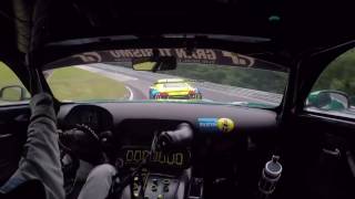 MercedesAMG GT3 chasing Audi R8 LMS GT3 at Nürburgring [upl. by Joey946]