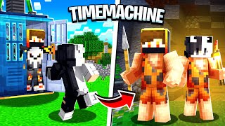 WE TIME TRAVEL TO PAST IN MINECRAFT [upl. by Royal]