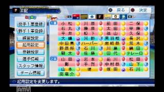 【実況】 縛って弱小球団を日本一にする Part3 【パワプロ2012決定版】 [upl. by Dnaletak144]