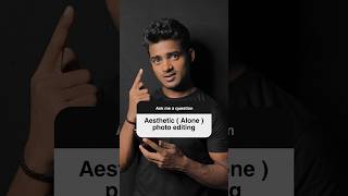 Aesthetic alone photo editing tutorial ❤️‍🩹💯  PicsArt photo editing shorts artistrajk [upl. by Jump]