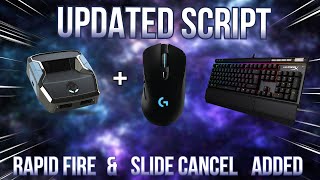 Cronus Zen With Mouse amp Keyboard  Updated Script  Rapid Fire amp Slide Cancel Added  COD Warzone [upl. by Ecraep]