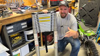 Telescoping extension ladder review [upl. by Ettelliw]