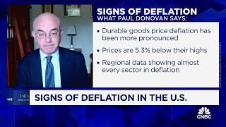 Deflationary forces present in almost every sector in US says UBS Global Wealths Paul Donovan [upl. by Ivon]