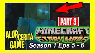 ALUR CERITA MINECRAFT STORY MODE  PART 3  MENGUNGKAP MISTERI ISTANA LANGIT [upl. by Enomes499]