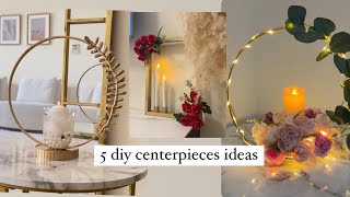 5 stunning centerpieces diy ideas with affordable materials [upl. by Lorimer]