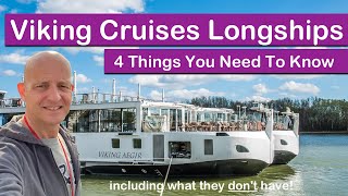 Viking River Cruises Longships 4 Things You Need To Know Including what they dont have [upl. by Kelcey552]