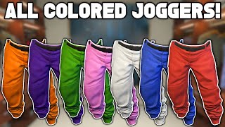 How To Get ALL The JOGGERS In GTA 5 Online 167 GTA 5 Colored Joggers Glitch Clothing Glitches [upl. by Zitella]