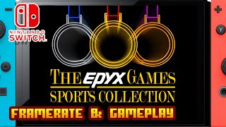 The Epyx Games – Sports Collection  Nintendo Switch  Framerate amp Gameplay [upl. by Ahtimat]