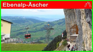 Wanderung Ebenalp Appenzell Berggasthaus Äscher Seealpsee 6 [upl. by Nivlem]