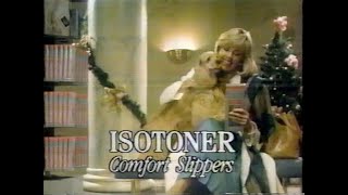 Classic Christmas Isotoner Slippers Commercial 1988 [upl. by Alyce]