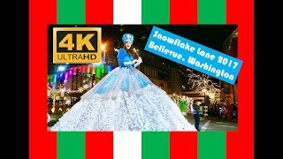 Snowflake Lane Bellevue Christmas Parade 4K UHD Seattle Washington [upl. by Dav]