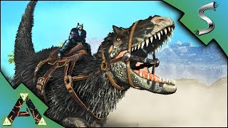 TAMING A HIGH LEVEL YUTYRANNUS  Ark RAGNAROK DLC Gameplay E31 [upl. by Cinomod]