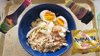 Pancit canton RAMEN Sari Pinoy style recipe [upl. by Enylekcaj293]