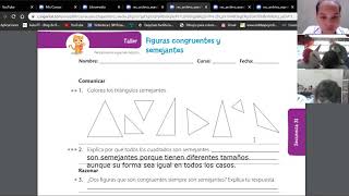 TALLER DE FIGURAS CONGRUENTES Y SEMEJANTES [upl. by Orgell]