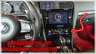 Golf 7 GTI Performance Bekommt das Klimabedienteil mit Touchscreen für eine Modernere Optik ⭐️ [upl. by Ttoille]