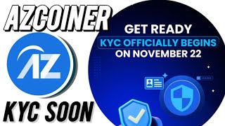 KYC DE AZCOINER PARA ESTE MES DE NOVIEMBRE 22 azcoiner kyc update mining wed3 november cex [upl. by Clarhe]