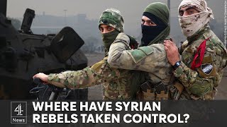 Syrian rebels close in on Damascus [upl. by Akinirt]