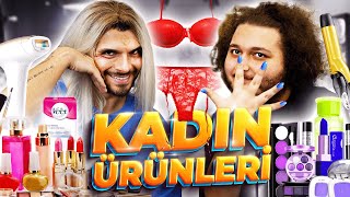 KADIN ÜRÜNLERİNİ DENEDİK 2 wMesutCanTomay [upl. by Nosloc724]