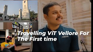 TRAVELLING VIT FOR THE FIRST TIME  VIT VELLORE  HOSTEL REGISTRATION  ID CARD PROCESS  VIT LIFE [upl. by Natfa]