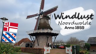 Molen quotWindlustquot Noordwolde [upl. by Oslec551]