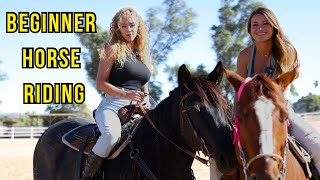 City Girls First Rodeo Beginner Horse Riding 101 [upl. by Alburg543]