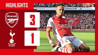 HIGHLIGHTS  Arsenal vs Tottenham Hotspur 31  Smith Rowe Aubameyang Saka [upl. by Mandych30]