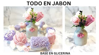 TODO JABON BASE EN GLICERINA [upl. by Nolubez]