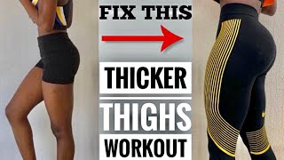 GET THICKER THIGHS AND CALVES BEGINNER LEG WORKOUT Results in 2 Weeks [upl. by Yenahpets179]