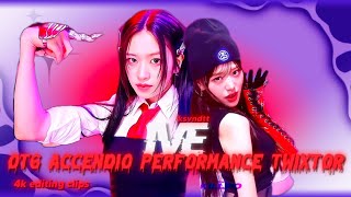 IVE OT6 ACCENDIO performance Twixtor 4k editing clips [upl. by Glanville69]