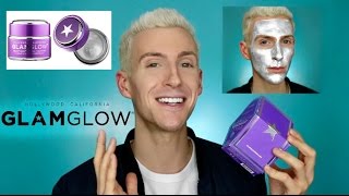 GLAMGLOW GRAVITYMUD FIRMING TREATMENT REVIEW  FACE MASK TRYON  HAUL [upl. by Colbye11]