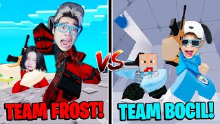 GG by ONE Peperangan Tembak2an TEAM FROST vs TEAM BOCIL Siapakah Terkuat di ROBLOX [upl. by Sachs70]