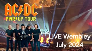 ACDC PWR UP Tour 2024 Live at Wembley July 03rd 2024 [upl. by Atiugram]